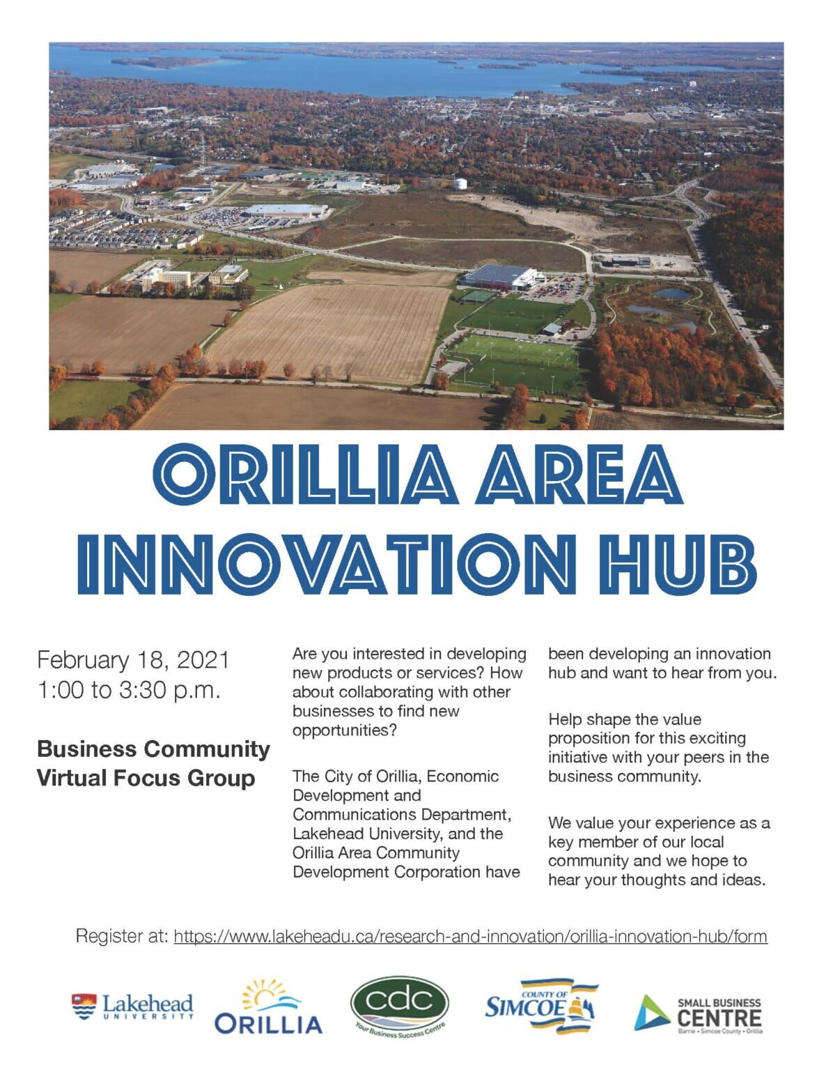 Business Community Focus Group - Orillia Area Innovation Hub