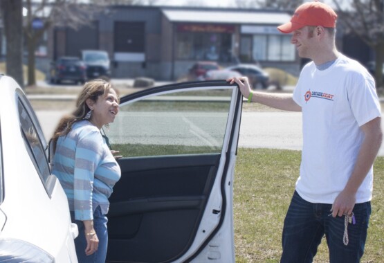 Coachman & Customer-Getting into Car