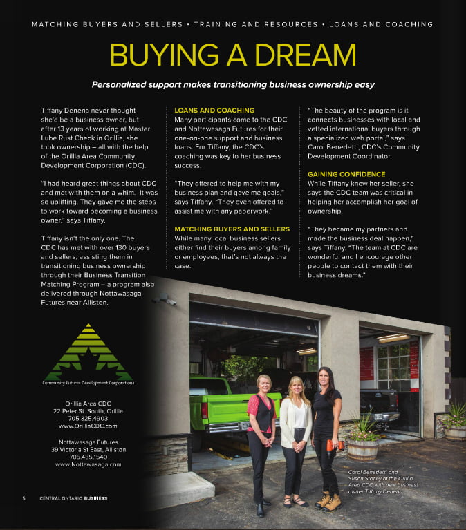 Dockside Business Autumn 2019 - Buying a Dream