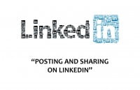 Posting and Sharing on LinkedIn