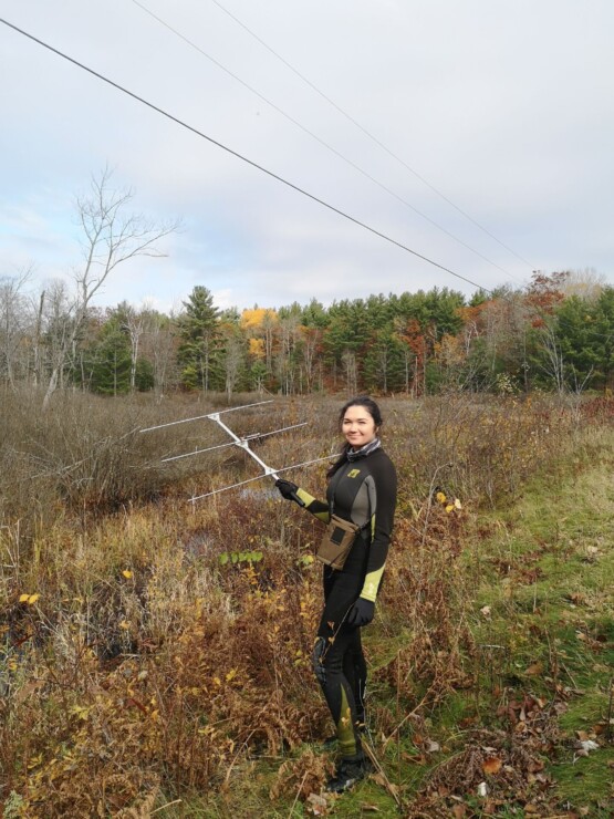 Sarah Delaronde radio tracking