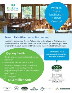 Severn Falls Riverhouse Restaurant  232x300 - Businesses For Sale