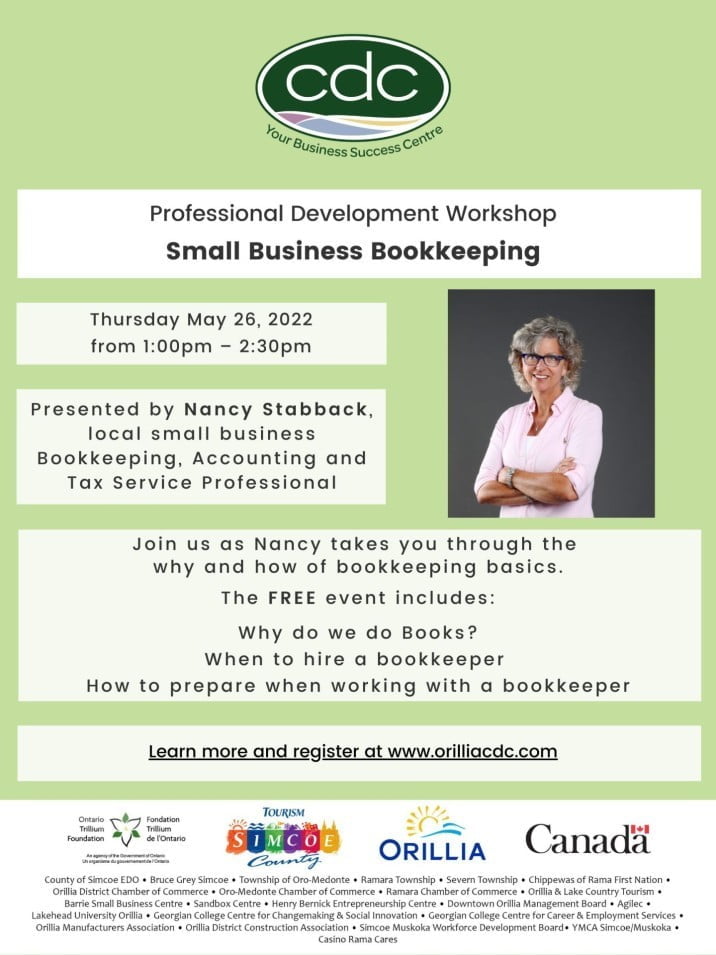 Small Business Bookkeeping poster