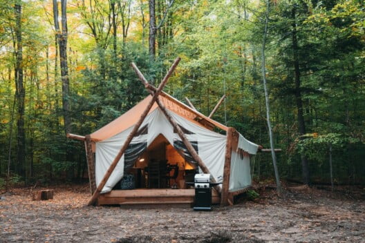 The Explorer's Tent exterior